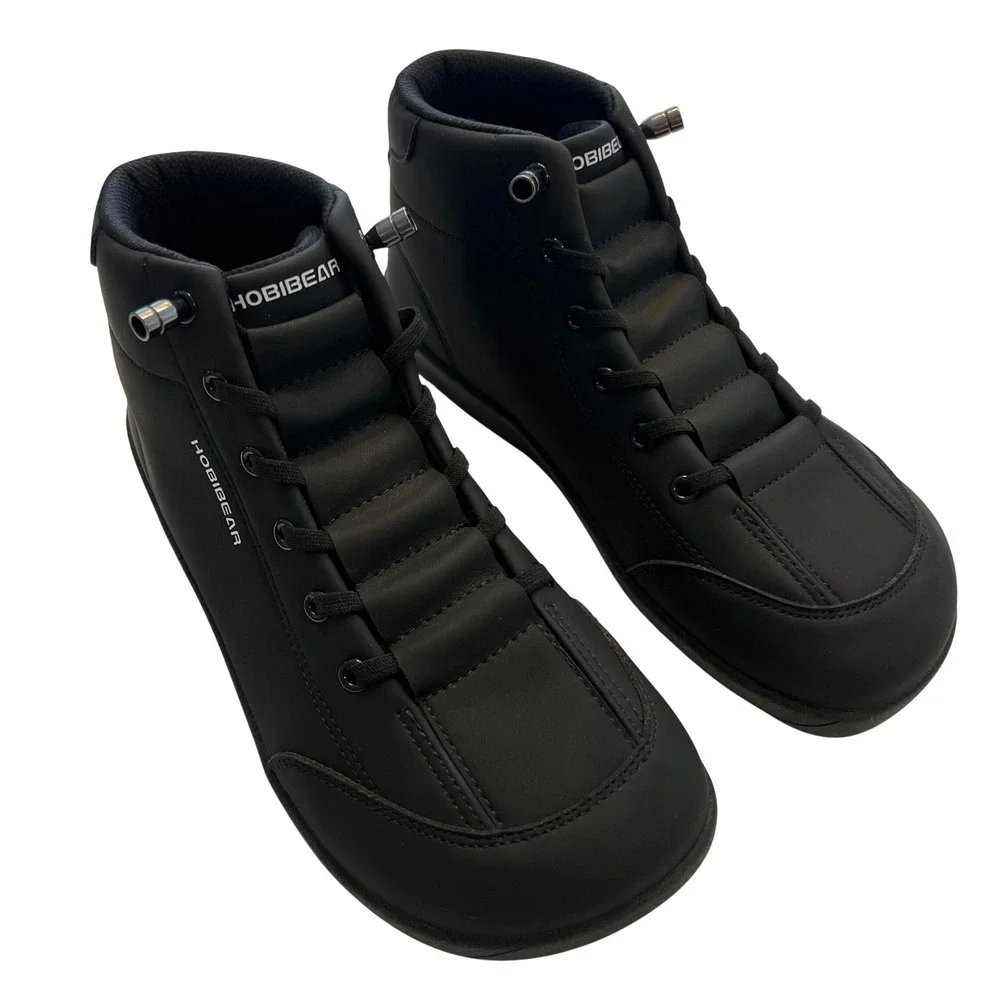 Hobibear Black Waterproof Yew Barefoot High Top Shoes Women's 8 Men's 7 (EU 39)